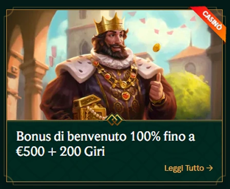 Casinia Casino bonus